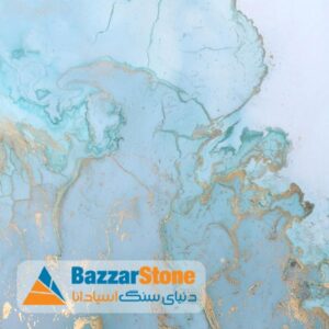 سنگ مرمر آبی روشن